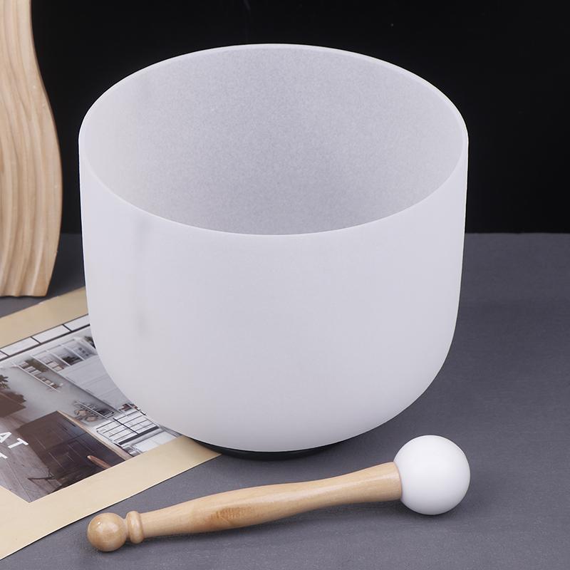 Quartz Singing Bowl 8 Inch 432Hz Yoga Meditation Sound Bowls Professional Tibetan  Bowl Sound Healing Instruments