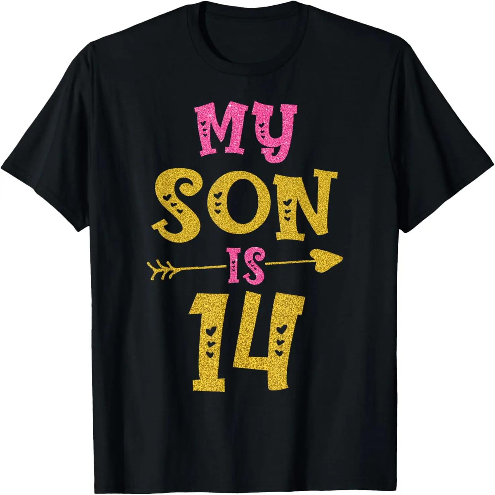 My Son Is 14 Years Old 2009 14th Son Birthday Gifts T-Shirt S