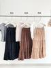 White Ruffle Draped Umbrella Skirt - Spring/Summer 2026 Collection