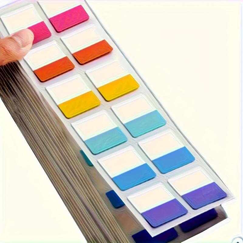 [Reusable Index Tabs] 240pcs Reusable Plastic Index Tabs | Versatile Page Markers & Document File Organizers for Office Management