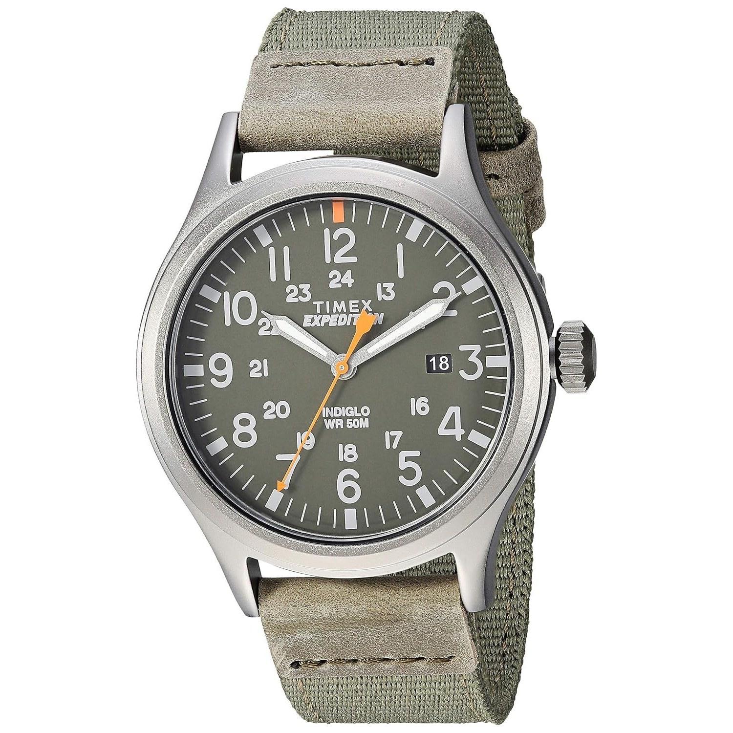 Timex Mens Expedition Scout 40 Watch Green Gray
