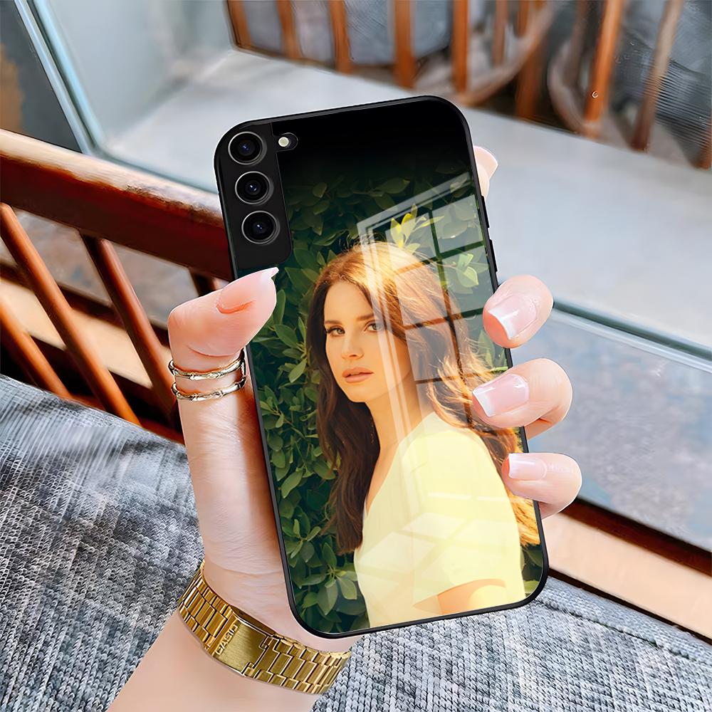 

Популярная певица Лана Дель Рей Чехол для телефона для Samsung S26 S25 Plus S20 S20 Plus S22 Ultra S23 FE S21 Plus S21 Ultra Стеклянная крышка Samsung S26
