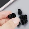 Triple Flange Ear Tips Earbuds Silicone Pads For In Ear Headphones In-Ear 4.0mm