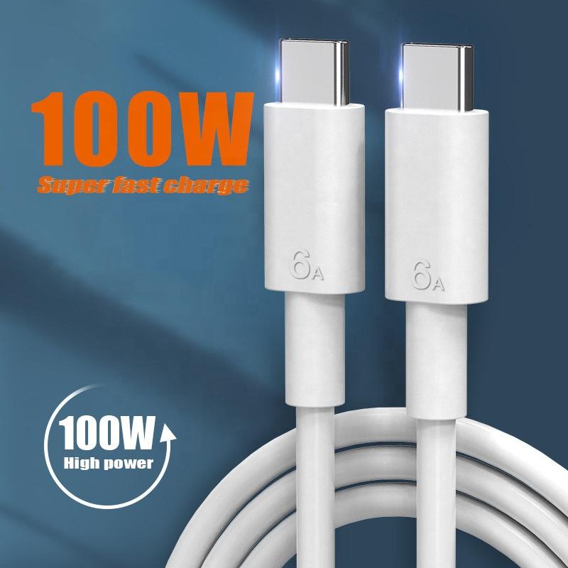 Fast Charging Data Sync Otg 20W/66W/100W PD Charger Cables Mobile Phone 3A Type C to Type C Cable USB-C Cable for Phone 14