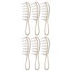 10pcs Wide Tooth Comb Ergonomic Handle Portable Plastic Detangling Comb for Men Women Hair Styling