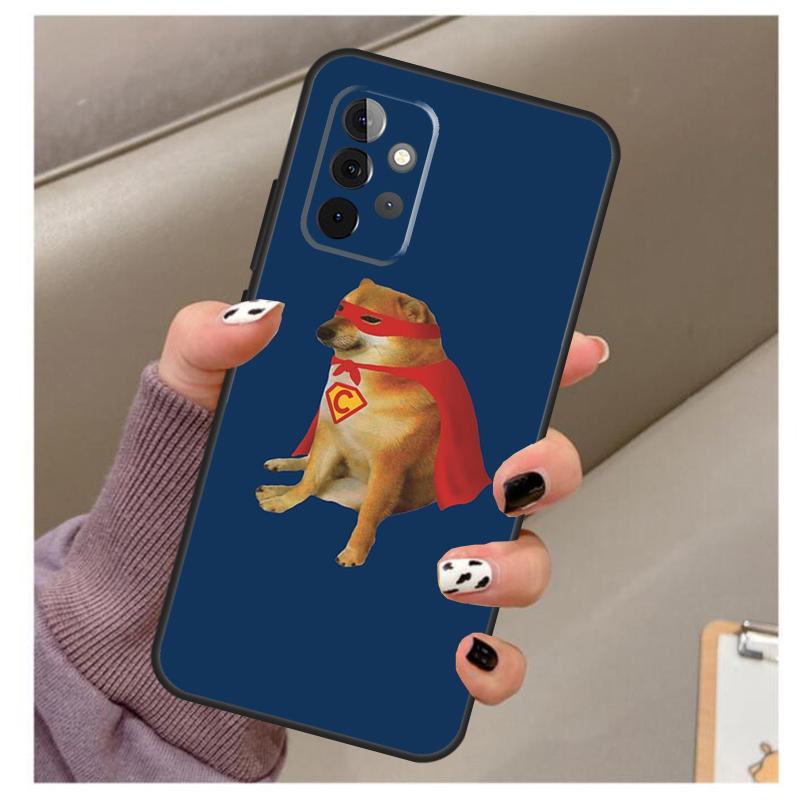 Cheems Doge Hülle Für Samsung Galaxy A35 A55 A15 A32 A12 A22 A52 A06 A54 A34 A14 A56 A36 A26 A16 A13 A53