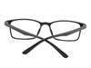 Korean Fashion Men's Minimalist Ultralight Square Prescription Eyewear - TR90 Frames