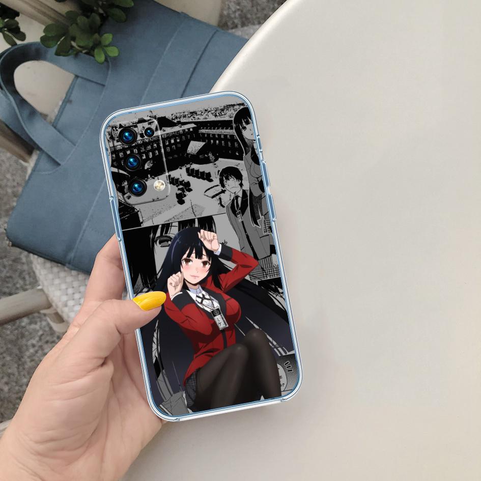 PP42 Kakegurui Transparent Phone Case for Motorola Moto G40 G04 G05 One Ace Action  Fusion + Plus Hyper Macro Vision Zoom