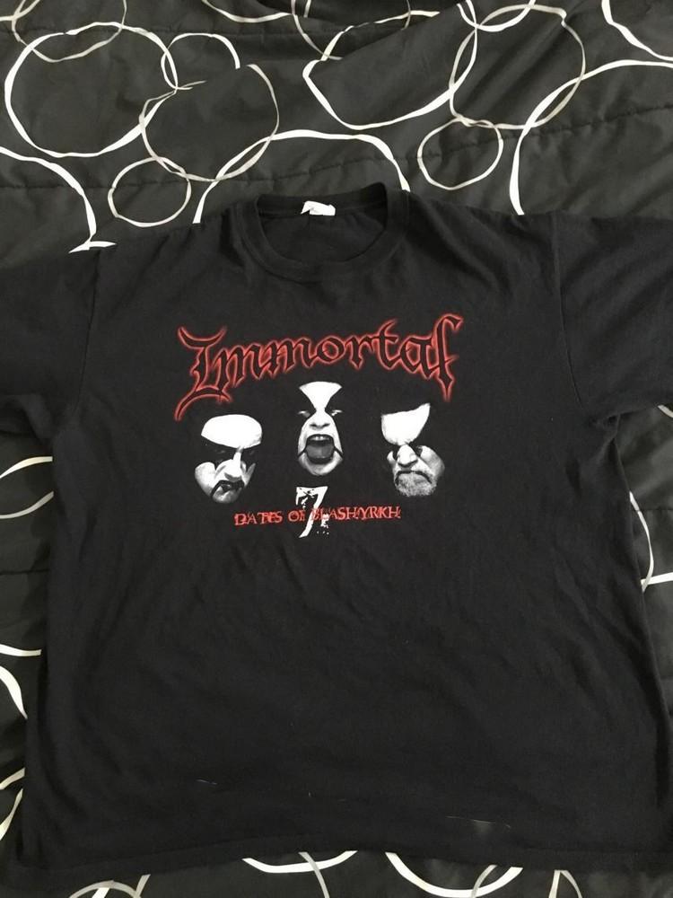 Dates of Blashyrkh Immortal Band Shirt Unisex Concert S-5XL LO510 Unisex T-Shirt XXXL
