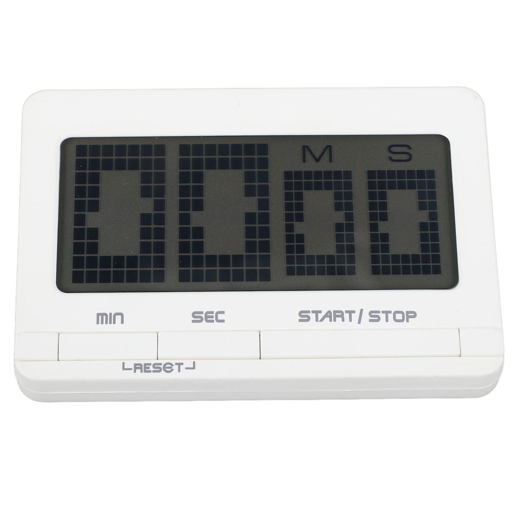 Digital Kitchen Timer Big Digits Magnetic Timer Backing Stand for Classroom Teacher Toothbrush Exercise Oven Baking