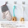 Set of 4 Bathroom Hooks, Strong Adhesive Hooks, Wall Hooks Load Capacity 10KG, 3m, Stainless Steel, Will Not Damage Walls, Waterproof, Coats, Towels,