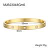 Best Seller 2026 Personalized Women Jewellery  Custom Stainless Steel 18K Gold Plated Zircon Love Bangles Bracelets