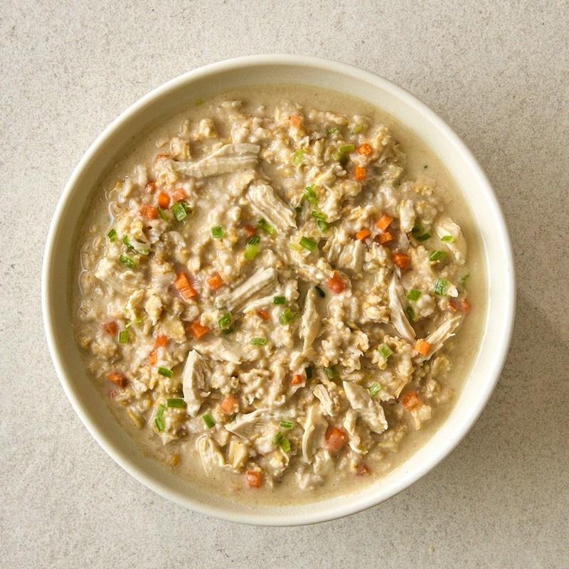 Balboa Breakfast Snack Low Sugar Oatmeal Porridge Chicken Vegetable Flavor