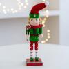 Colorful Soldier Christmas Soldier Dolls Decorations Soldier Wood Christmas Walnut Soldier Winter Table Toppers