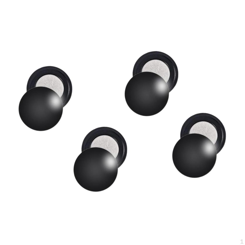 4 Pair Bib Fastener Clips, Race Number Holders for Running Supplies