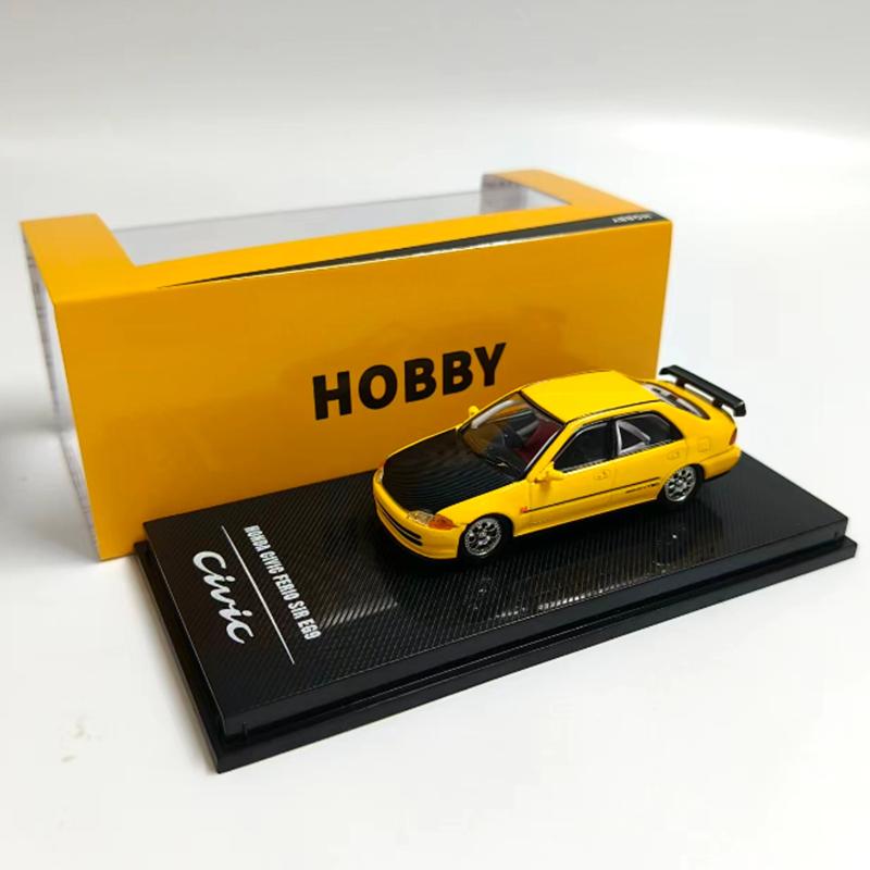 HOBBY Diecast 1: 64 Scale CIVIC FERIO SIR EG9 Alloy Car Model Collection Display Decorative Toy Gifts