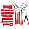 Mixed Hand Tool Sets 19Pcs Tool Car Door Interior Trim Panel Clip Audio Stereo Gps Instal Removal Pry Red