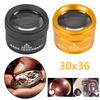 30x36mm Lupe für Präzisionsarbeiten K9 Optische Linse Monokel Uhrenlupe Lupe Handheld Münzstempel Schmucklupe