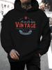 2026 Music Festival Summer New Arrival Unisex Casual Versatile Style Fashion Hoodie with Vintage Print Showcasing Unique Style, Letter Design Pattern