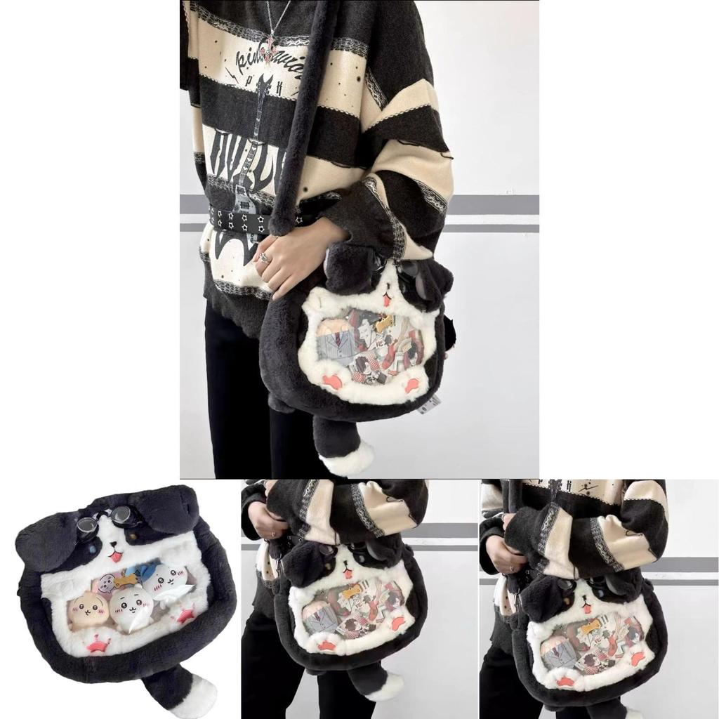 Kawaii Plush Student Backpack With Large Capacity And Arcshaped Straps For Daily Use