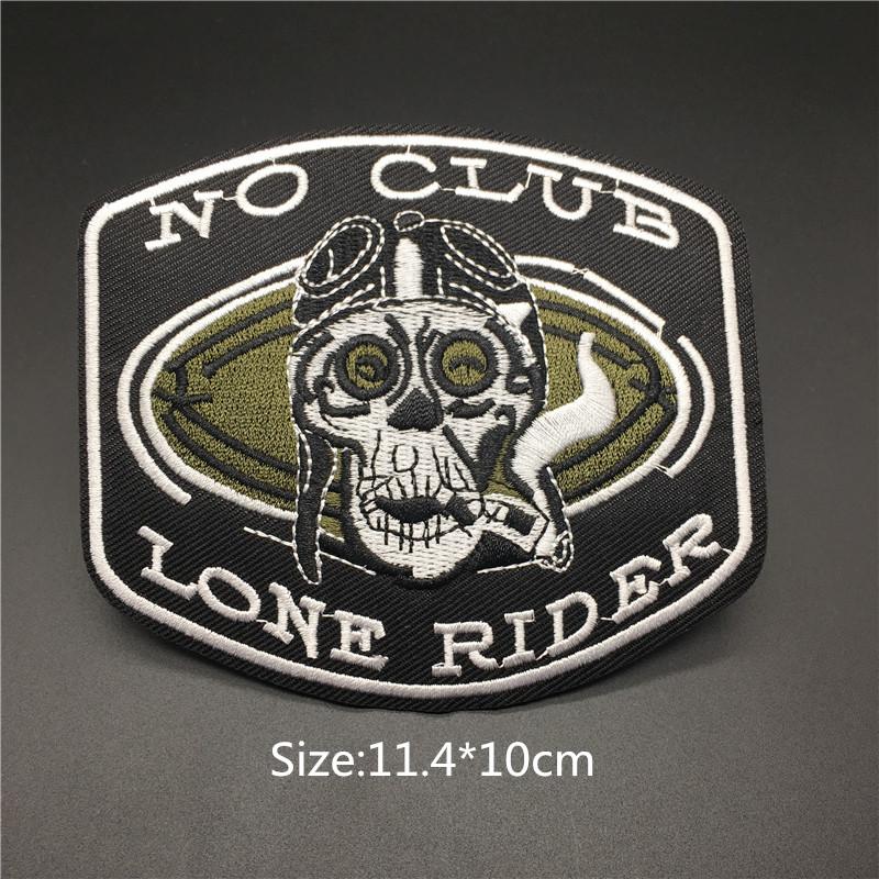 Totenkopf Punk Patches Für Kleidung Stickerei Streifen Diy Abzeichen Nähen Dekoration Kleidung Aufkleber Aufbügeln Aufnäher