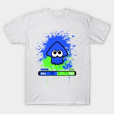 T Shirt Women Kid Squid Splatoon Harajuku Print Kawaii Tshirt Summer Short Sleeve Female T-Shirt Top Tee