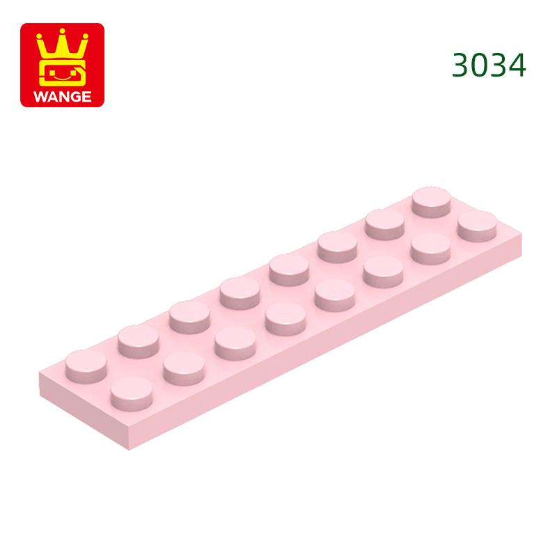 Non-Toxic 44Pcs/Lot 3034 2X8 Foundation Board Building Blocks Moc Basic Components Part Compatible With Bricks Children Toy Gift Box