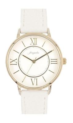 [Follow] Watch Fragola Simple Round Watch H01024S-1 IV Women's Off-White
