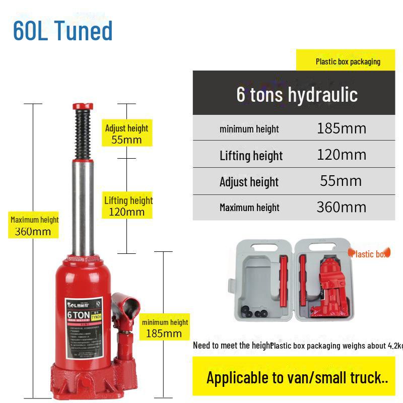 Hydraulic Car Jack for Off-Road Tire Changes (2T/3T)