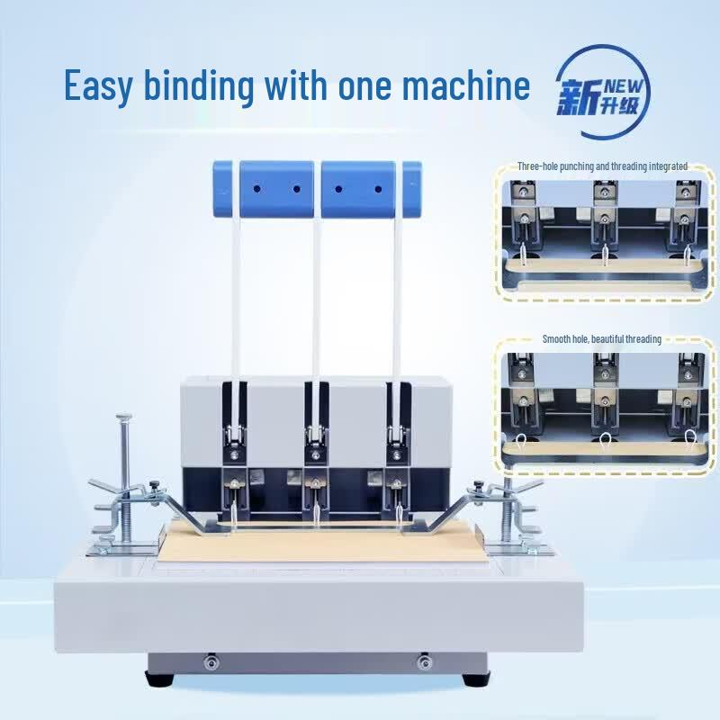 QIYAN QY-6115N 3-Hole Wire Binding Machine CN plug (adapter included)