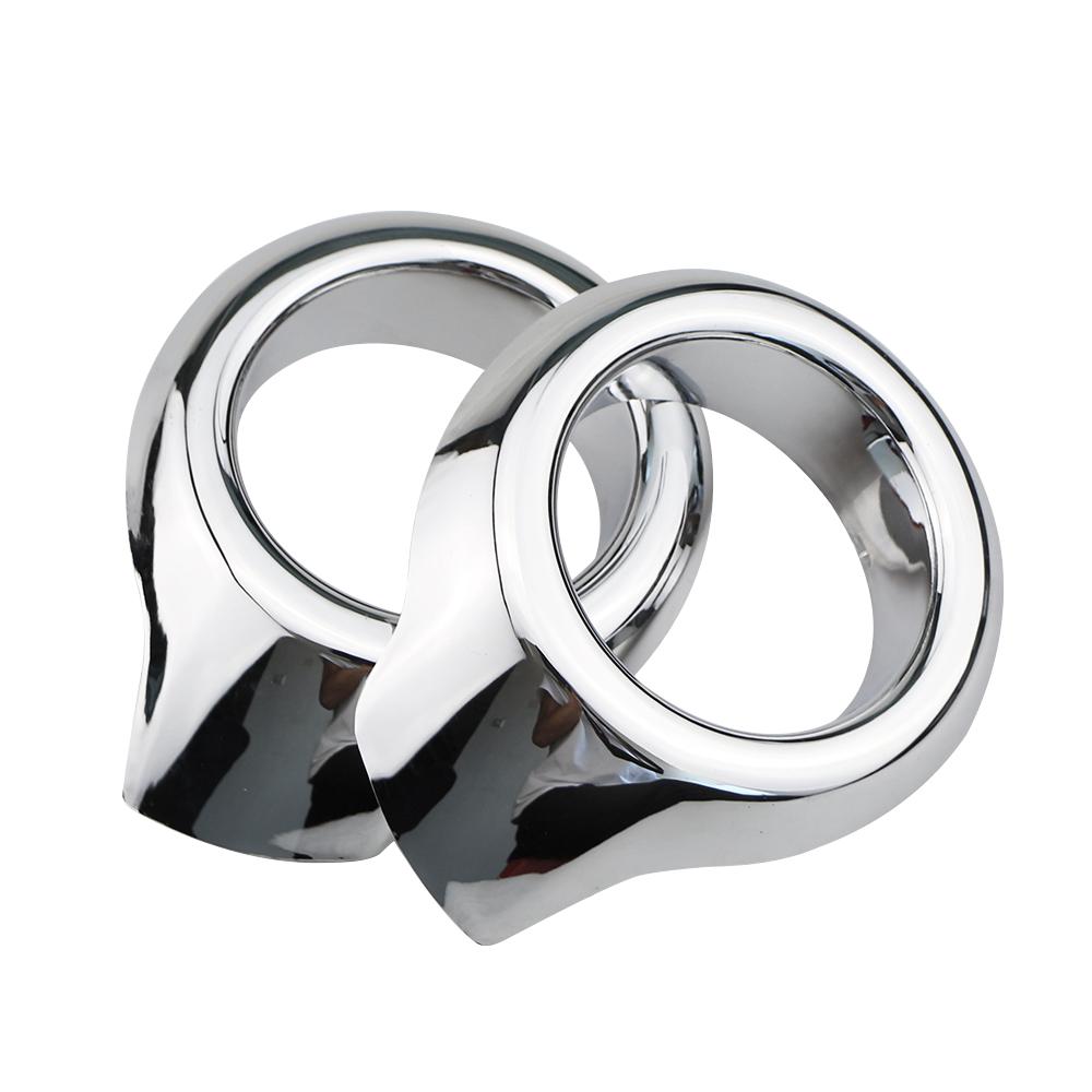 ABS Chrome Car Head Fog Lamp Cover Lights Trim Sticker for Ford Ecosport 2013 2014 2015 2016 2017 Car Accessories