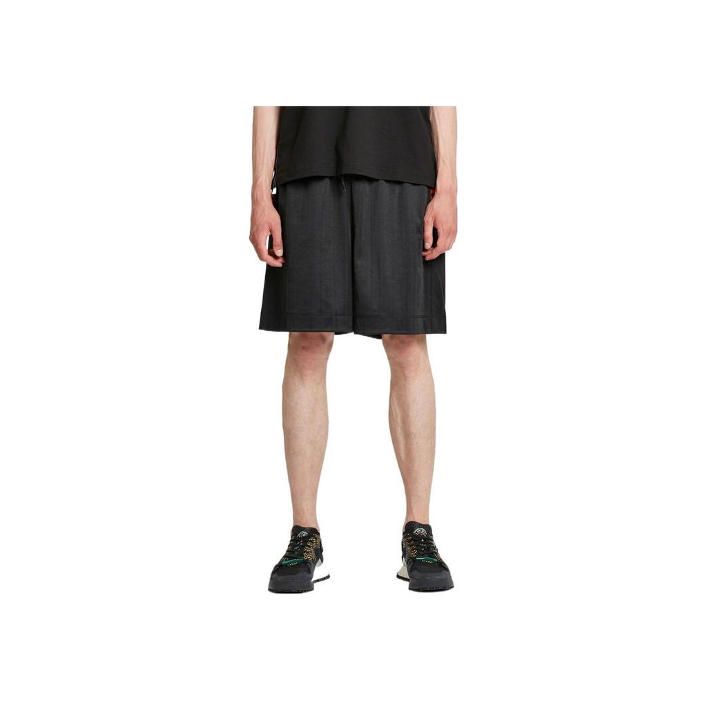 Adidas Originals Trefoil X Alexander Wang Collaboration Solid Casual Shorts Men Shorts Black DM9683