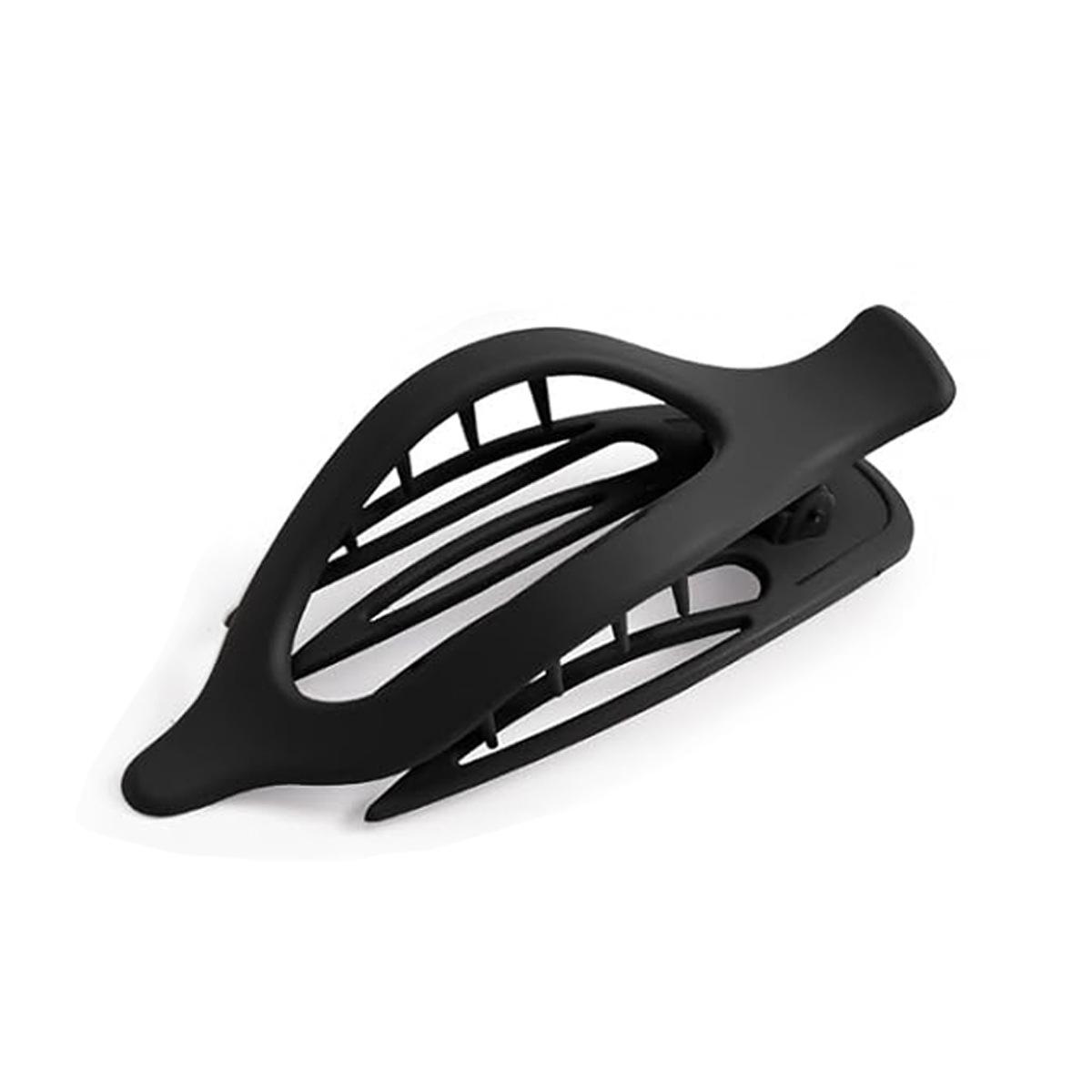 

Большие пластиковые матовые заколки-краб для волос для женщин, густые аксессуары для волос, модные нейтральные цвета, осенне-зимние заколки-уточки 2024 света кофе