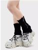 Cyberpunk Heavy Metal Women's Small Height Increasing Lace-up Men Tabby Dark Goth Rock Platform Shoes 8cm