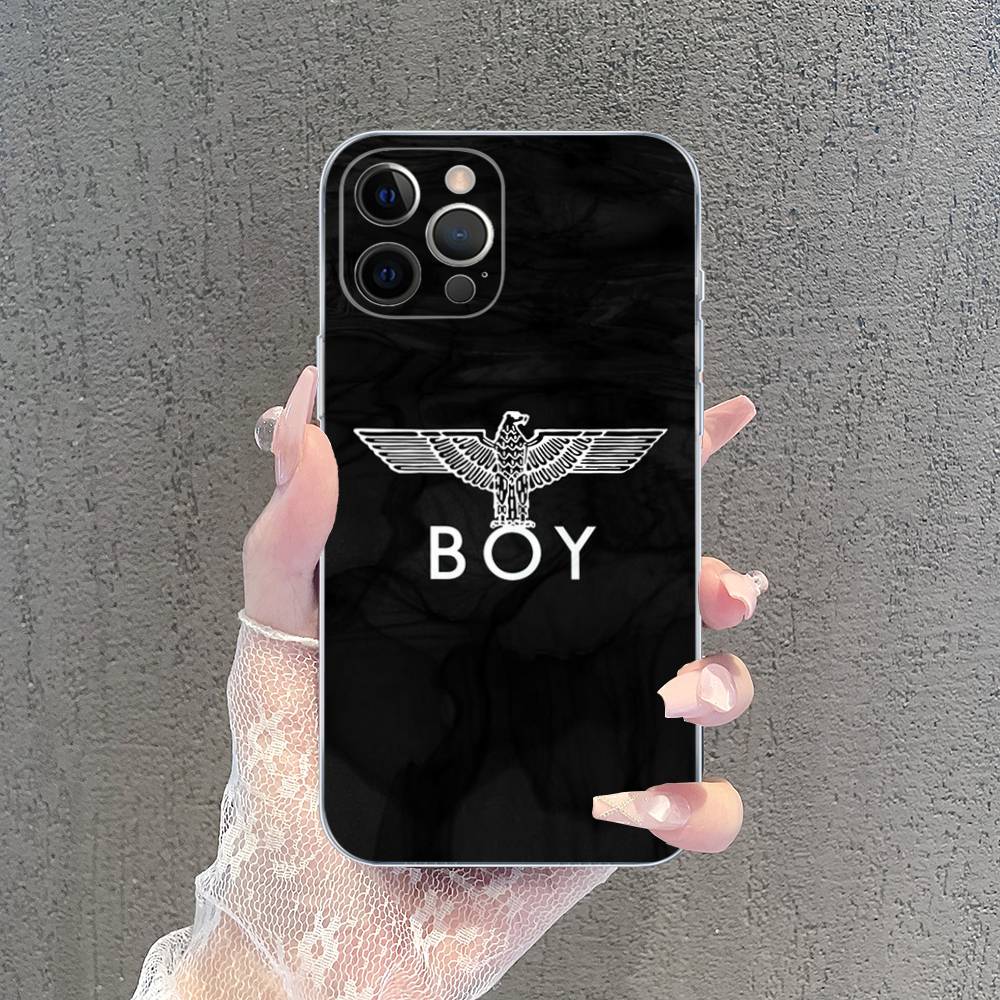 Fashion Brand B-Boy L-London Transparent Soft Phone Case For IPhone 15 12 14 16 17 13 Plus 11 Pro Max 13 Pro