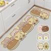 Cartoon Anti-Slip Kitchen Floor Mat Entrance Doormat Washable Door Rugs Hotel Living Room Carpet Bathroom Home Decoration Mats