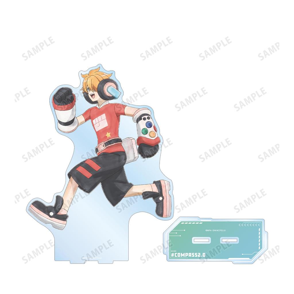 Compass Combat Providence Analysis System Original Illustration of Cross Atari Walking Extra Large Acrylic Stand 2.0 Ver.