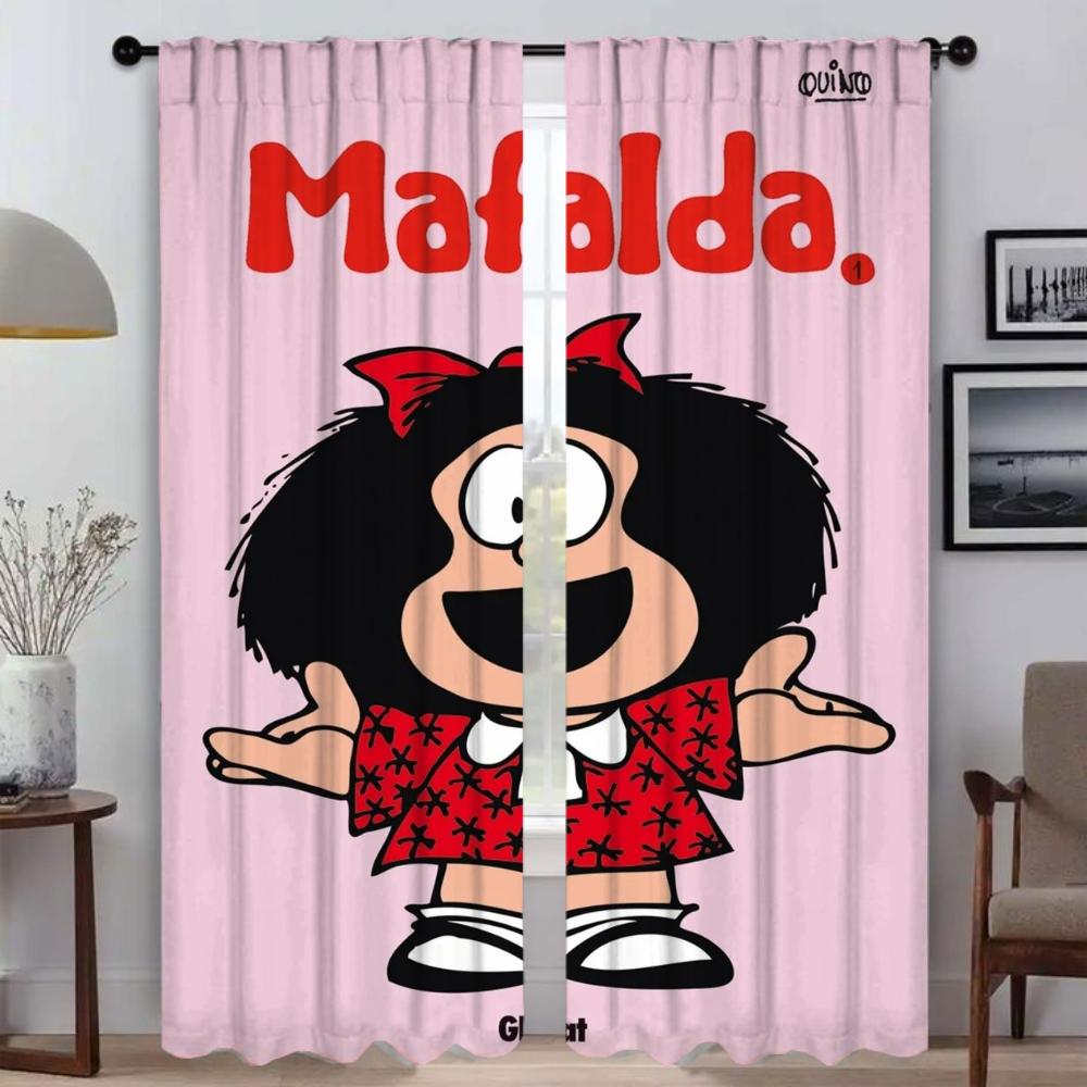 Mafaldas Elegant Room Curtains for Living Room Shades Window Curtain Halloween Decoration Tulle for Bedroom Partition Kitchen
