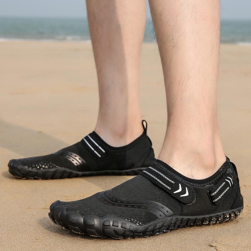 Männer/Frauen Outdoor Fünf-Finger-Schwimmschuhe Watschuhe Gummi Weiche Unterseite Wassersport Strandschuhe