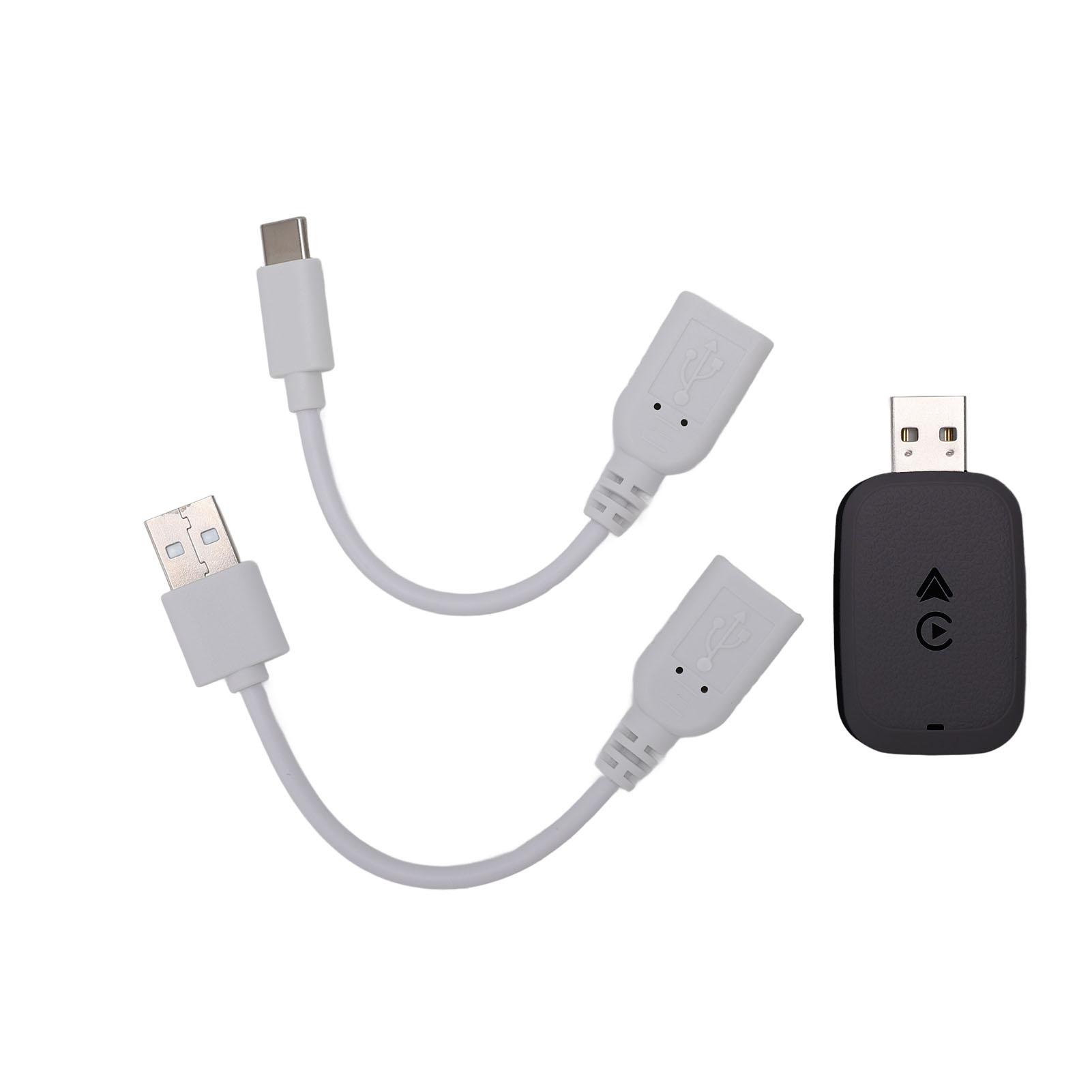 

for Carplay Wired to Wireless Adapter U Disk Style 5.0GHz Wifi Plug and Play Fast Response Stable Connection Car Wireless Dongle чорний