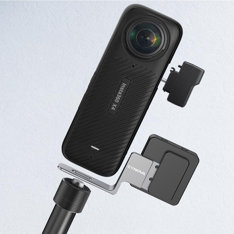 Neviditelný mikrofonní cold shoe pro Insta360 X4 / X3 / ONE X2 Mikrofonní adaptér pro RØDE Wireless GO Příslušenství pro kameru Pro Insta 360 X4 X3 X2