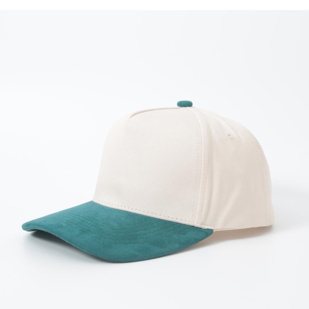 Individuelles Logo Wildleder Baumwolle Frühling Sommer Fünfteilig Farbkombination Baseballkappe Modischer Stil Outdoor Sonnenhut Melone