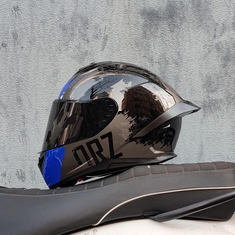 Orz Motorcycle Helmet Full Face Helmet 3c Certification Bluetooth Personalized Four Seasons General Motorcycle Outdoors Helmet