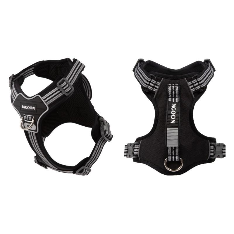 Adjustable Dog Harness With Leash Large Dogs Anti-Pull Chest Vest Lead Oxford Fabric S M L XL Sizes