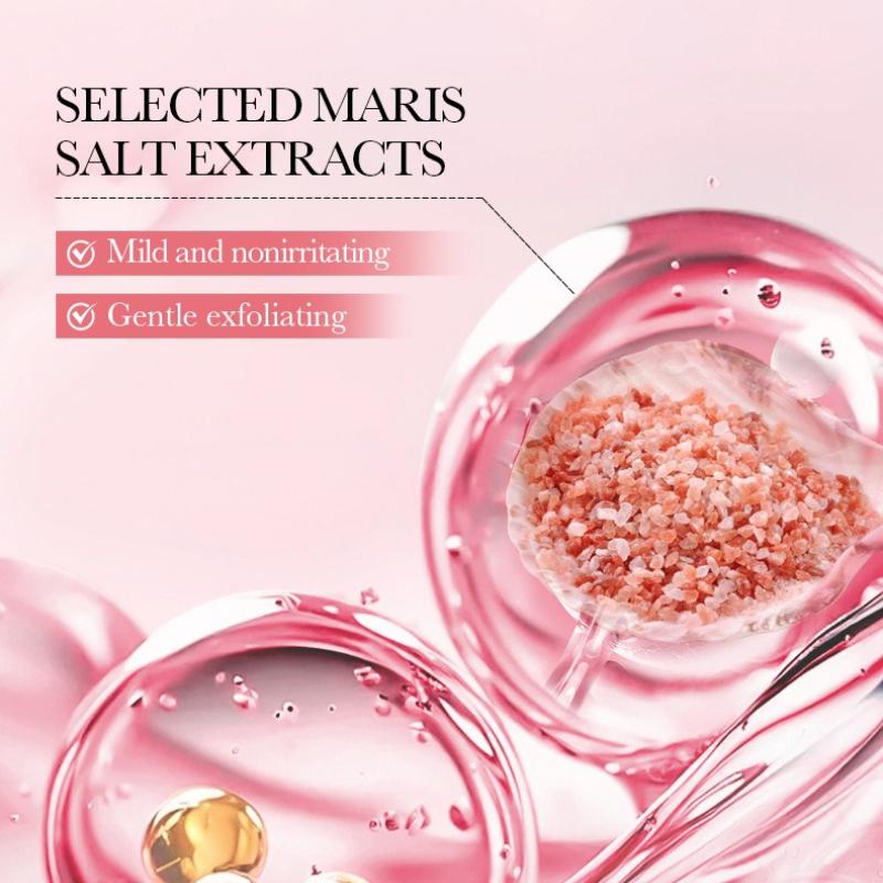 Himalayan Powder Salt Scrub SADOER Pore Cleansing Body Scrub