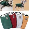 Uniform Dogs Puppy Sweater Soft Knitting School Clothes for Small Medium Dogs Kittens Coat Sleeveless School Type Pets Pullover