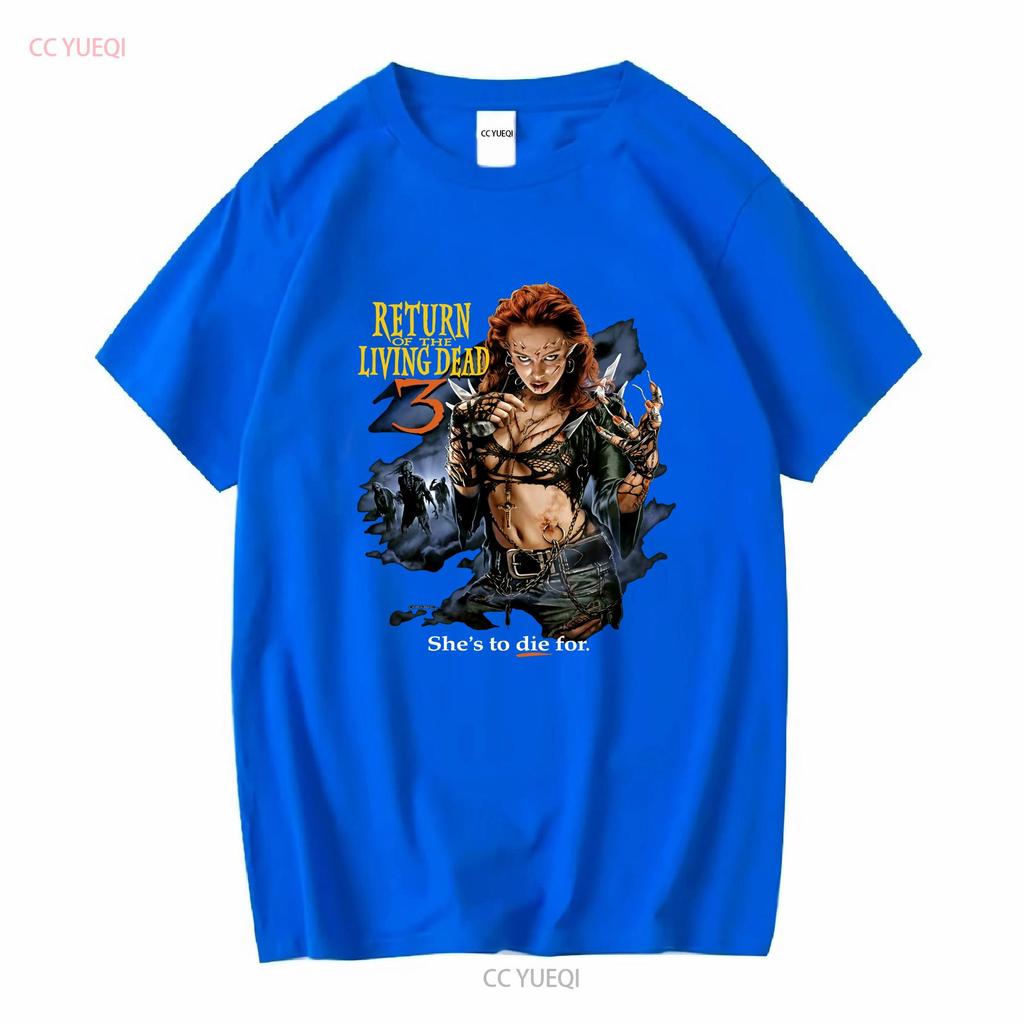 Return Of The Living Dead 3 Movie T Shirt Long or Short Sleeves Vintage Washed Comfortable Homme Graphic Casual Fashion