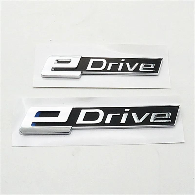 AAWU1 3D ABS eDrive Emblem Car Side Fender Sticker For X1 X3 X5 X6 X7 I8 I3 eRear Tail Letter Badge Trunk Logo Drive Accessories