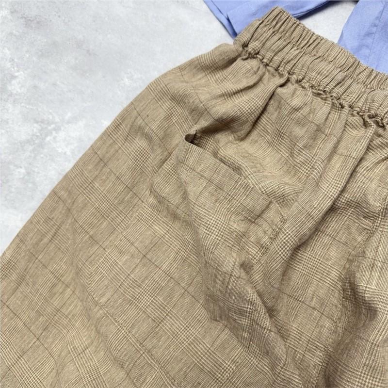 Johnature Japanese Summer Solid Color Comfortable Casual Elastic Waist Women Shorts