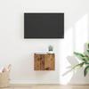 Wall Mounted TV Cabinet Reclaimed Wood Look 39 x 31 x 29.5 cm Engineered Wood
